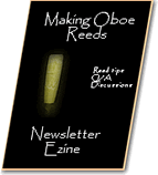 making oboe reeds newsletter
